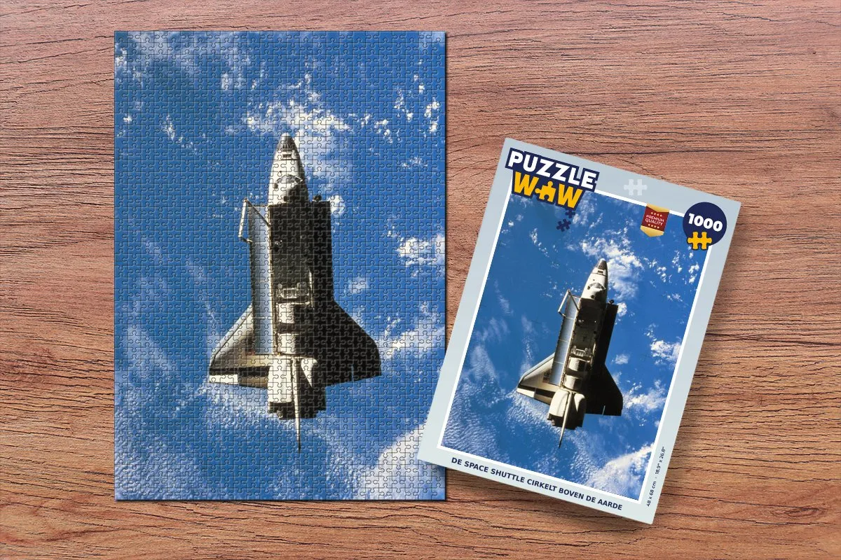 PuzzleWow Legpuzzel Space Shuttle 1000 Stuks
