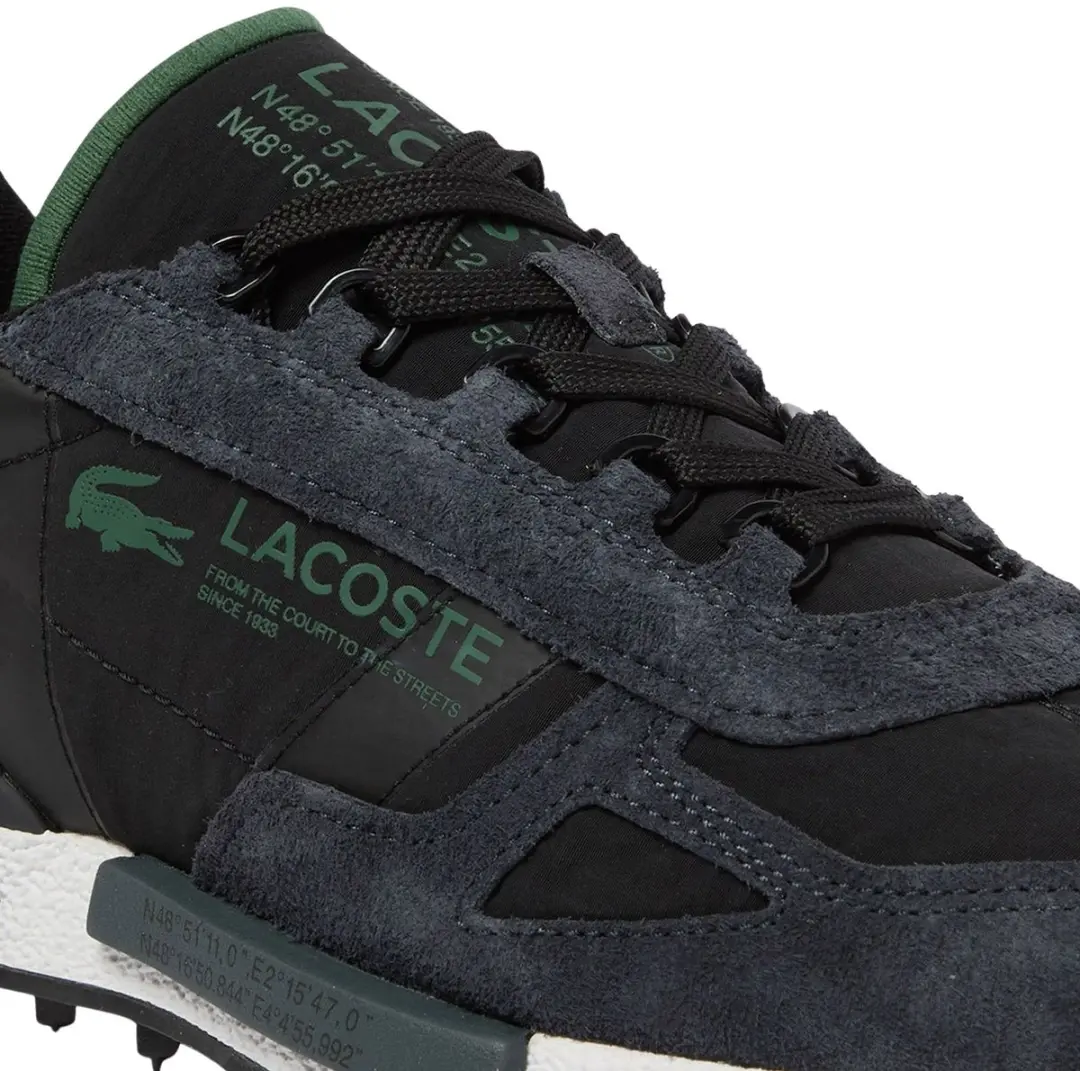 Lacoste Elite Active Sneakers Heren - 46 - Zwart/Wit/Groen - afbeelding 3 van 6