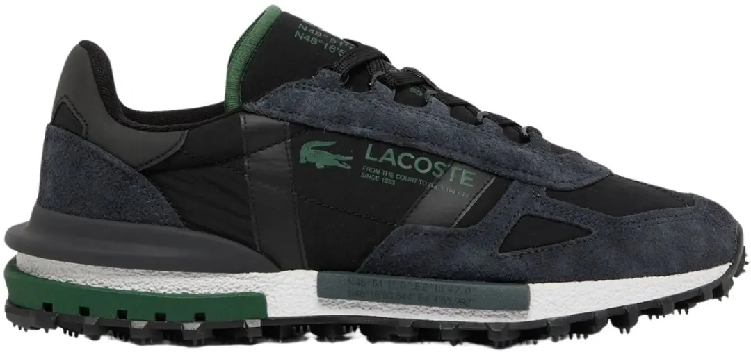 Lacoste Elite Active Sneakers Heren - 46 - Zwart/Wit/Groen - afbeelding 6 van 6