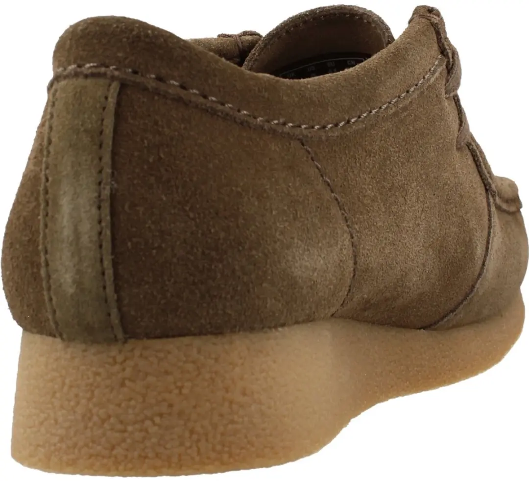 Clarks Wallabee EVO Suède Loafers - Khaki Bruin - afbeelding 2 van 6