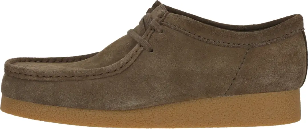 Clarks Wallabee EVO Suède Loafers - Khaki Bruin - afbeelding 3 van 6