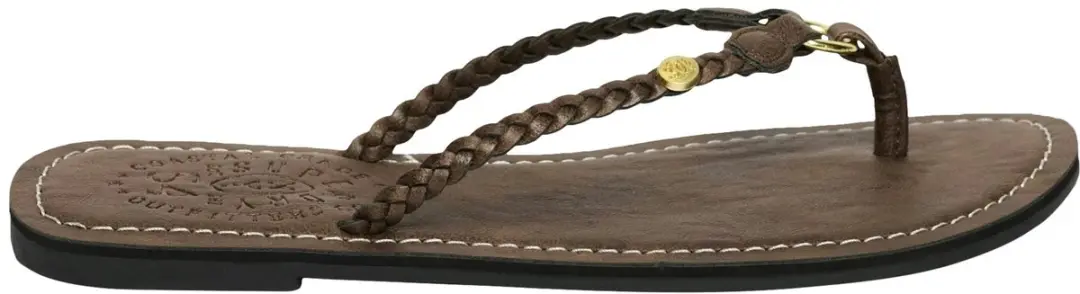 Superdry Gevlochten Teenslippers Dames - Bruin - afbeelding 5 van 6
