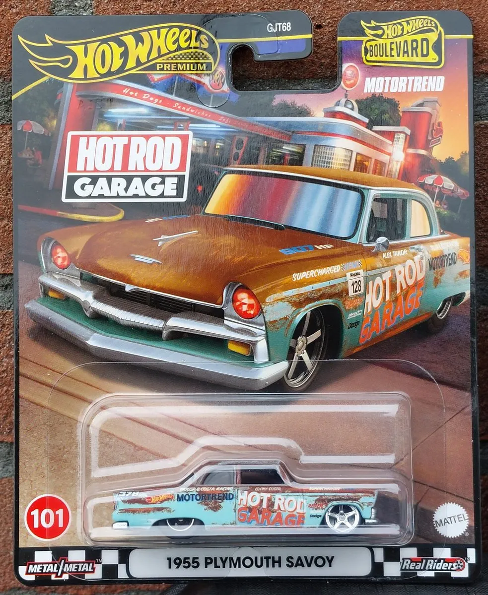 Hot Wheels Boulevard HRT58 1955 Plymouth Savoy