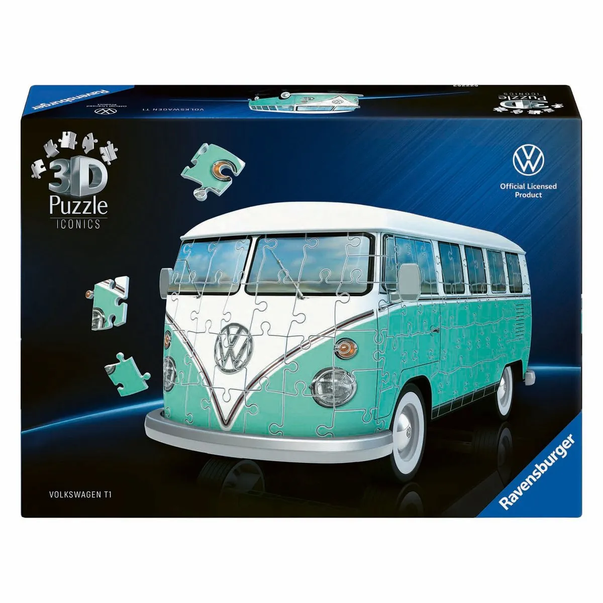 Ravensburger Iconics Volkswagen T1 3D Puzzel - 162 Stuks - Meerkleurig