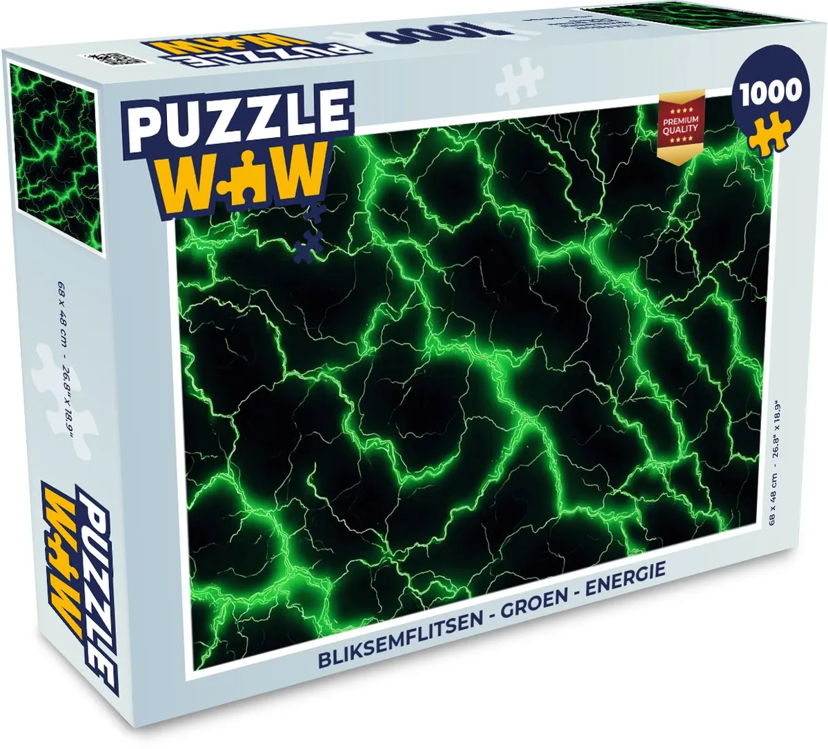 PuzzleWow Bliksemflitsen Legpuzzel 1000 Stuks