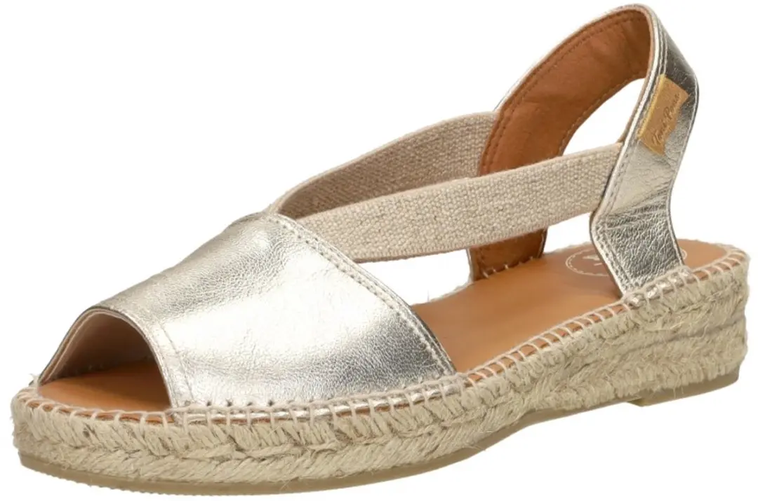 Toni Pons Etna Dames Espadrilles - Platinum - Maat 36 - afbeelding 4 van 6