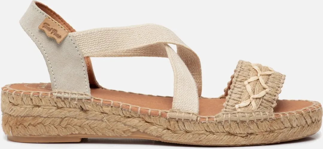 Toni Pons Eider Espadrilles beige Textiel