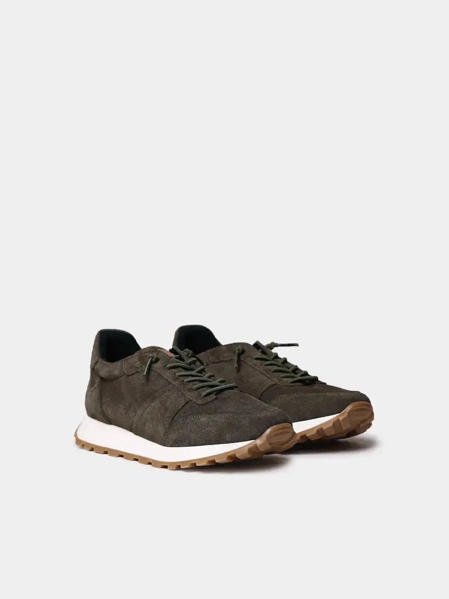 Suède vetersneakers voor dames