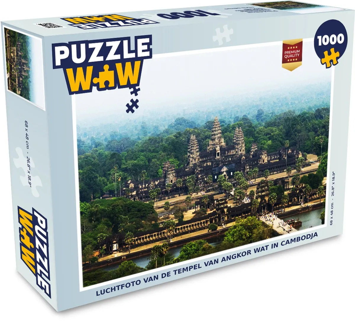 PuzzleWow Angkor Wat Legpuzzel 1000 Stuks