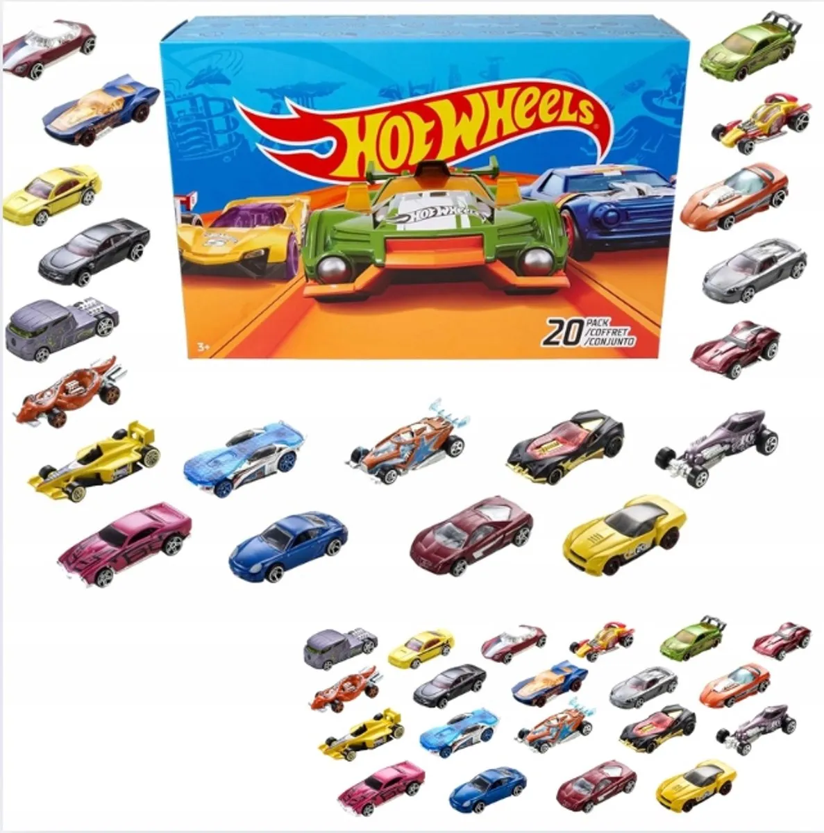 Hot Wheels 20 Autoset 1:64