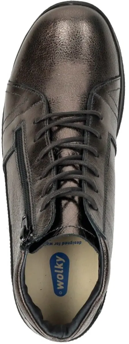 Wolky Why Elite Dames Veterschoen - Brons Metallic
