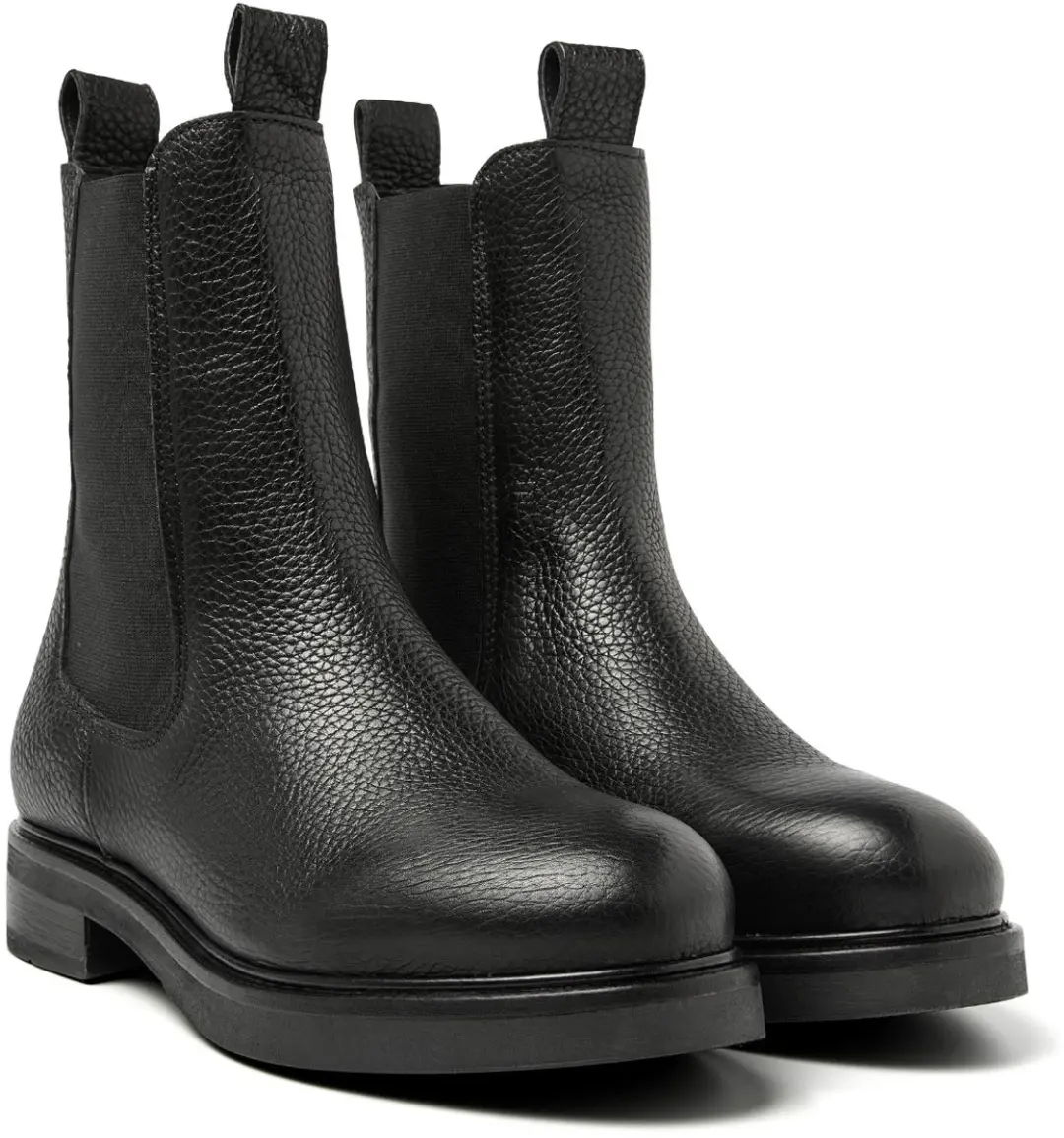 VIA VAI Juliette Chelsea Boots Dames - Zwart - Maat 39