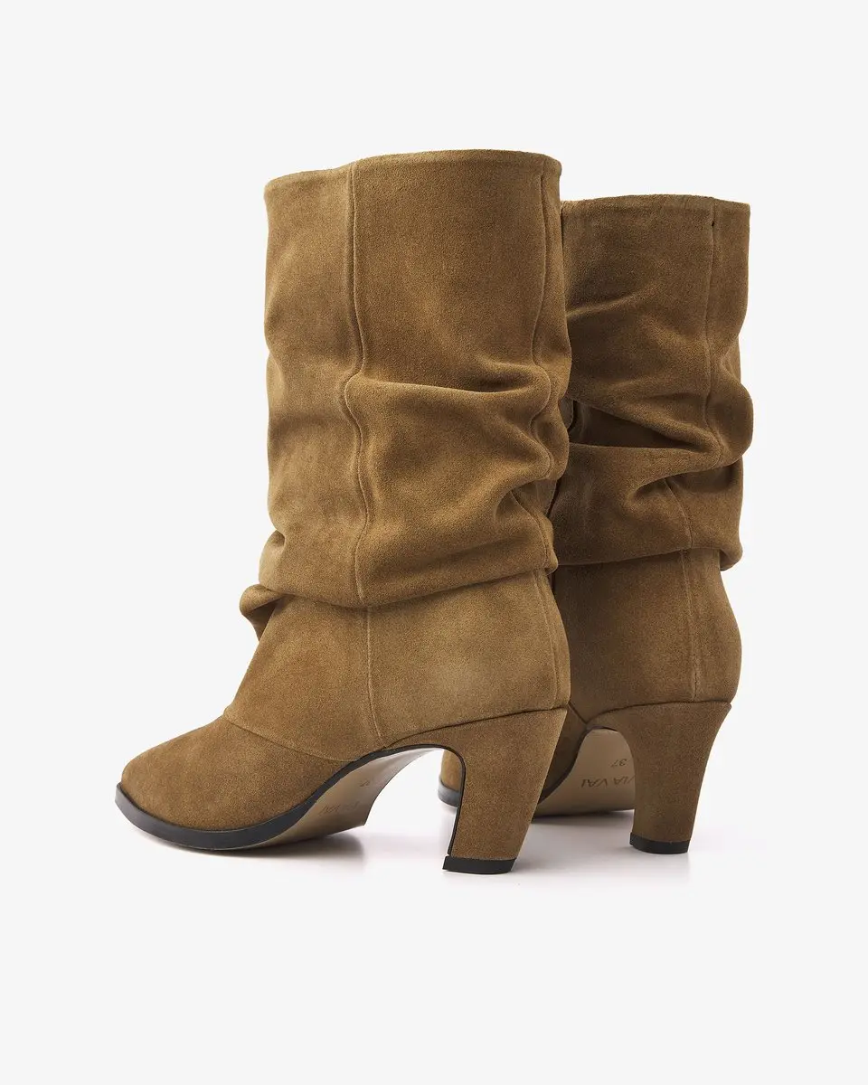VIA VAI Elisa Palmer Enkellaarsjes - Beige - 37