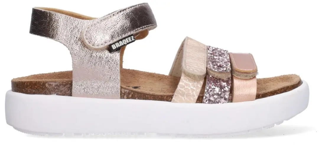 Braqeez 426420-796 Meisjes Platte Sandalen