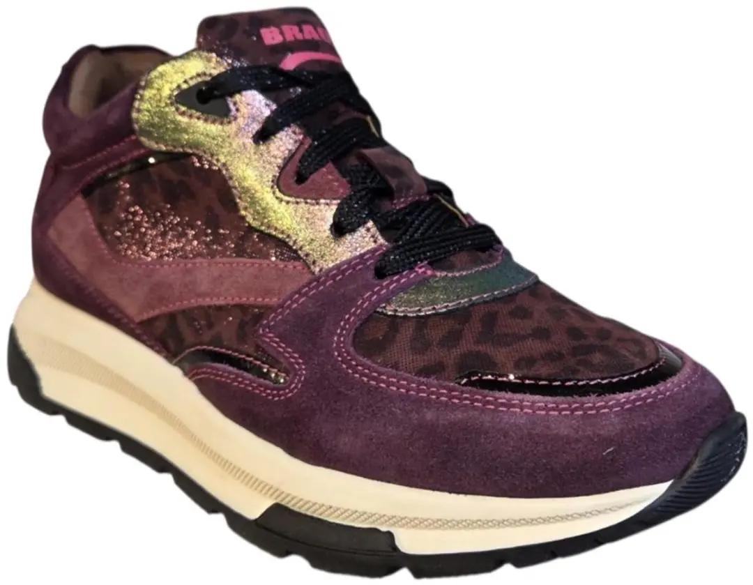 Braqeez 426600-448 Meisjes Sneakers - Maat 34 - Rood