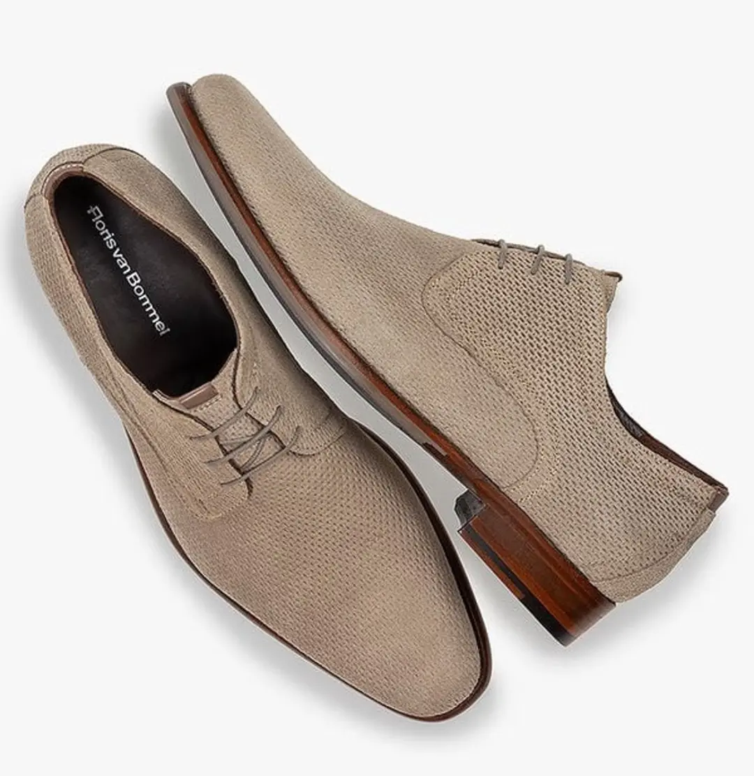 Floris van Bommel Geklede Schoen De Draver 03.30 SFM-30316-22-05 - Taupe - afbeelding 4 van 6