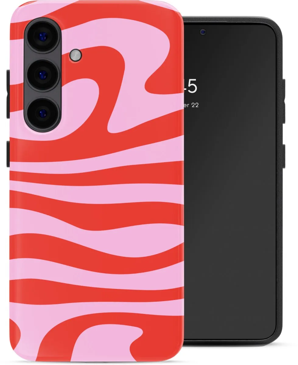 Selencia Hoesje Samsung Galaxy S24 Dream Swirl Pink