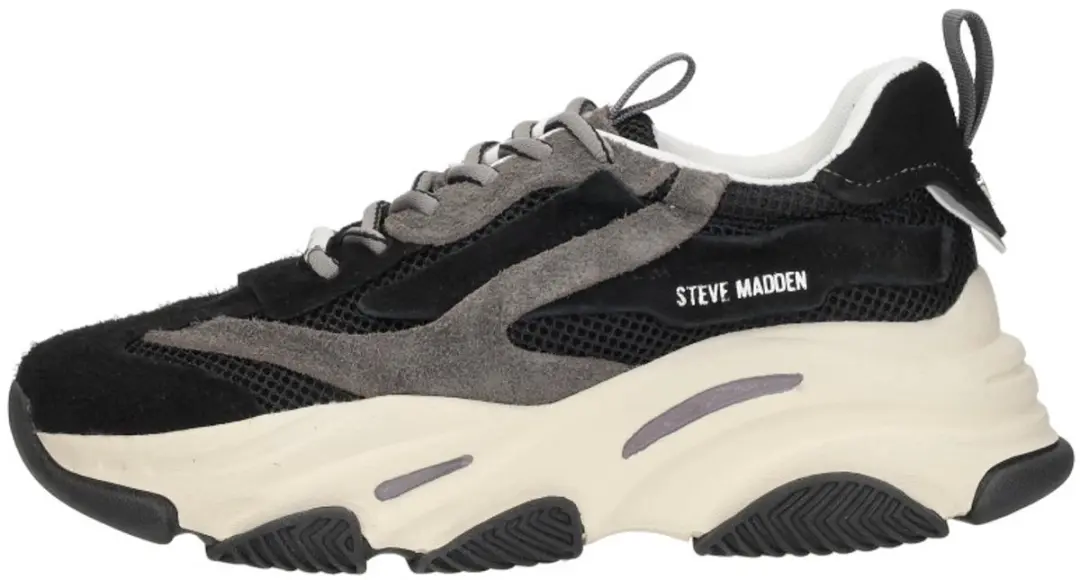 Steve Madden Possession Sneakers - Zwart - Maat 36 - afbeelding 2 van 6