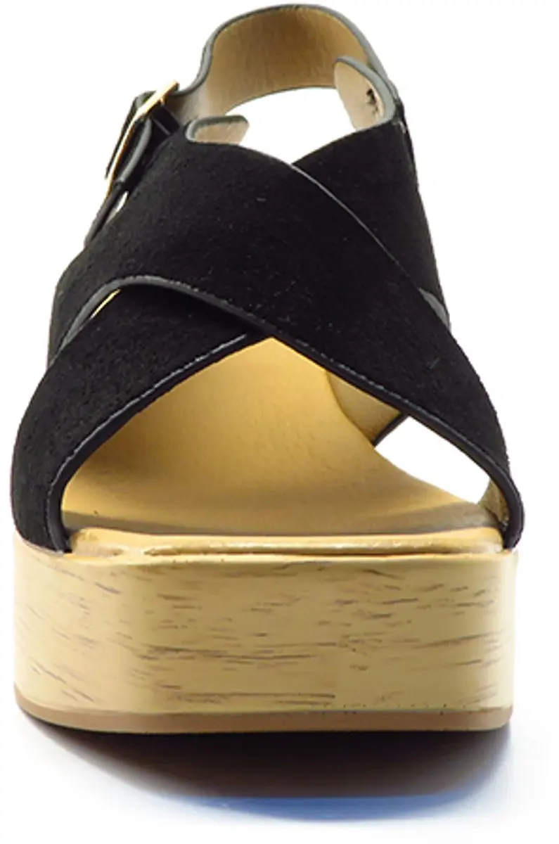 La Strada Zwart Sandaal 2585336-0201 - Maat 38