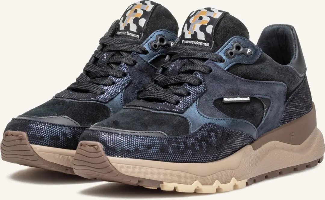 Floris van Bommel Treni Sneakers Sfw-10164 - Dames - Zwart - Maat 38