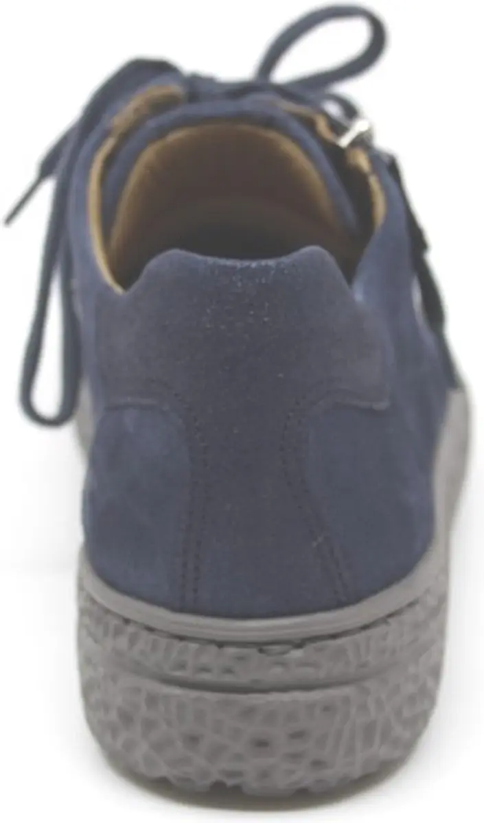 Hartjes Combi Met Hiel Suede H Ls Sneaker - Dames - Blauw - Maat 42,5