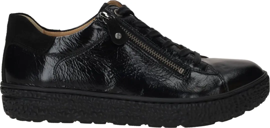 Dames Veterschoenen Hartjes Phil Shoe Schwarz Lack Zwart