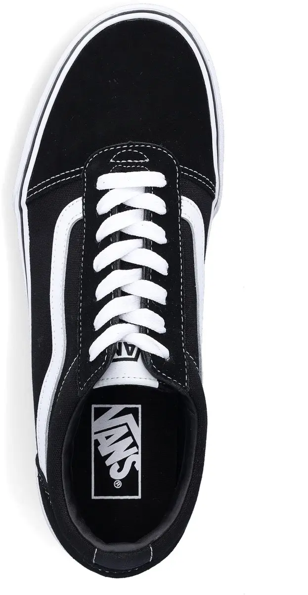 Vans MN Ward Sneakers - Suede Canvas - Zwart/Wit - 46 - afbeelding 6 van 6