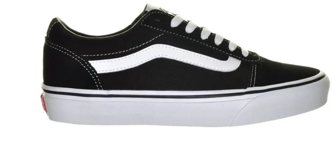 Vans MN Ward Sneakers - Suede Canvas - Zwart/Wit - 46