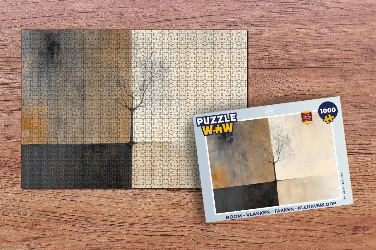 PuzzleWow Boom Puzzel 1000 Stuks - Kleurverloop