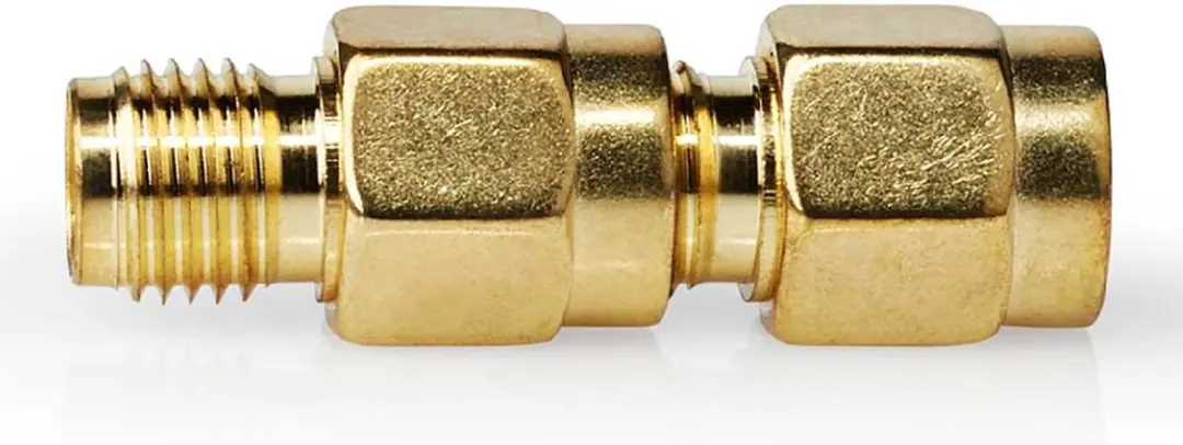 Nedis SMA-Adapter Omgekeerde Polariteit - Verguld - 2 Stuks