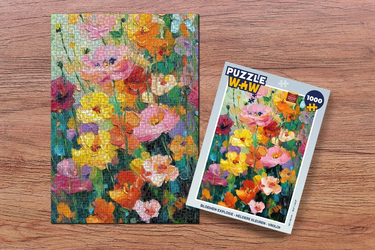 PuzzleWow Bloemen Explosie Legpuzzel 1000 Stuks - MPN 8721414222100
