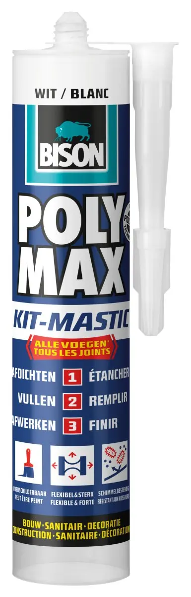 Bison Poly Max Kit Wit 280ml