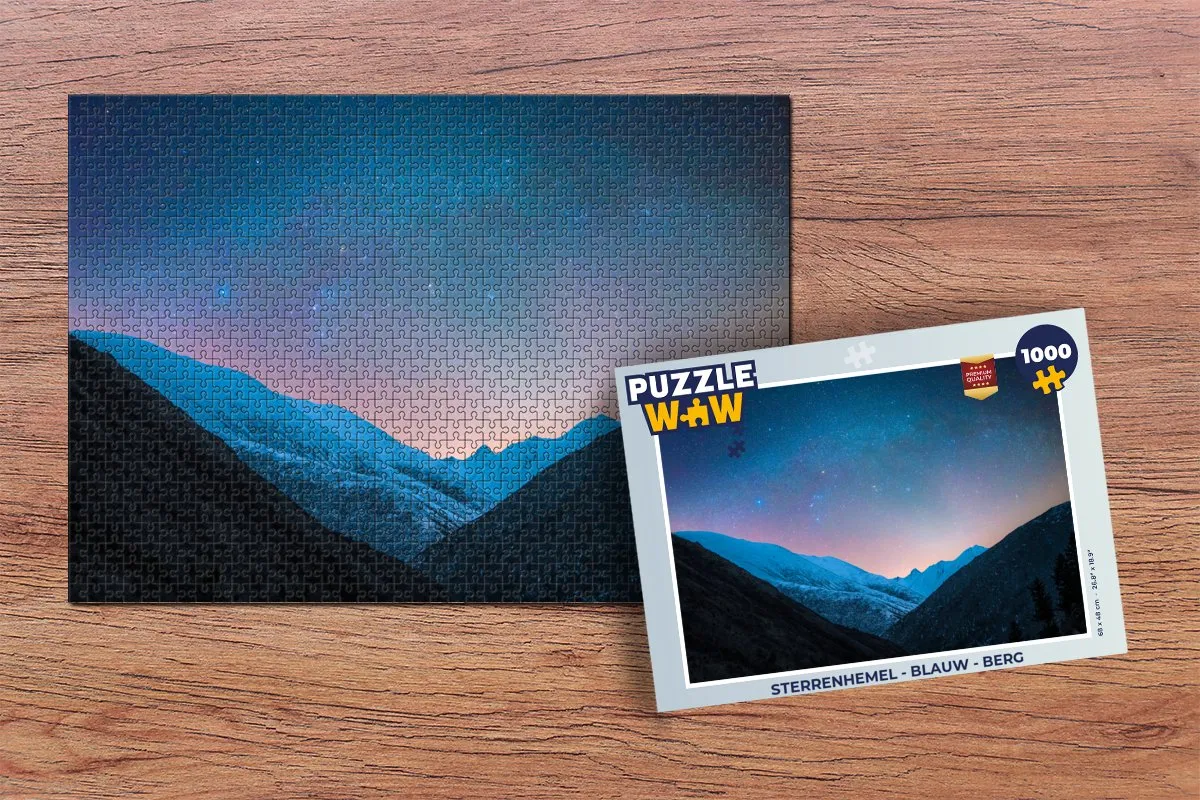 PuzzleWow Sterrenhemel Legpuzzel 1000 Stuks - Multicolor