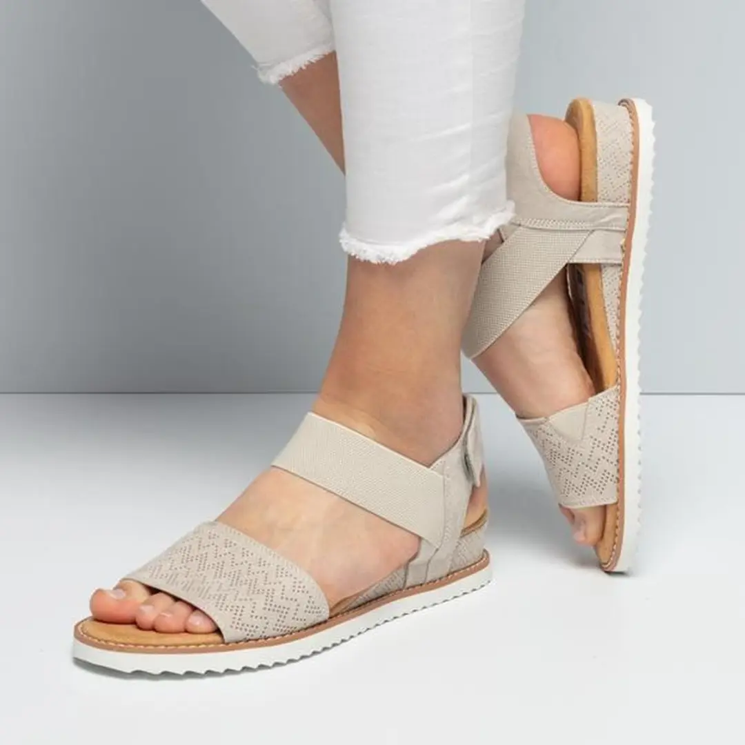 Skechers Desert Kiss Sandalen - 36 - Off White - afbeelding 6 van 6