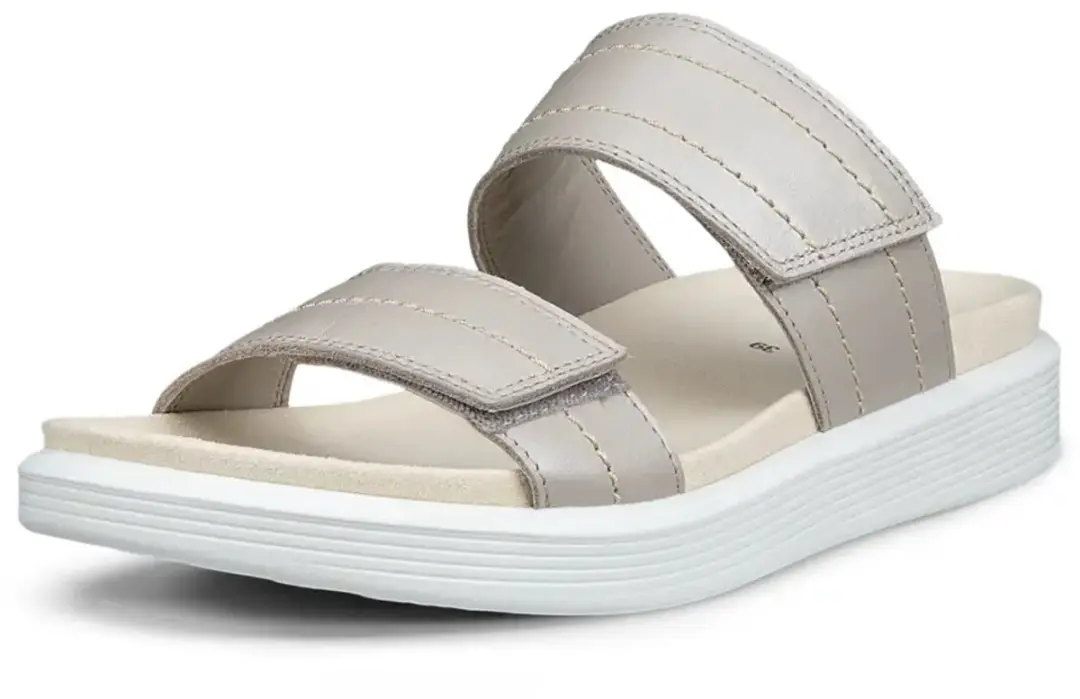 ECCO Slide Damessandalen 38 - Pure Cashmere/Metallic