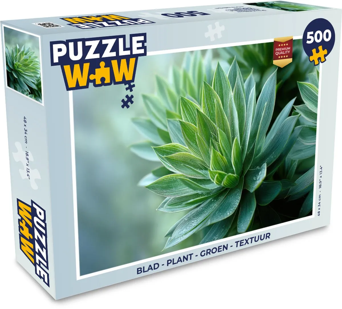 PuzzleWow Plant Legpuzzel 500 Stuks