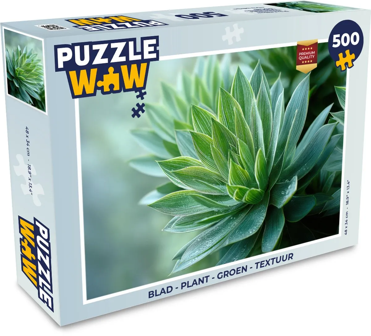 PuzzleWow Plant Legpuzzel 500 Stuks - Groen