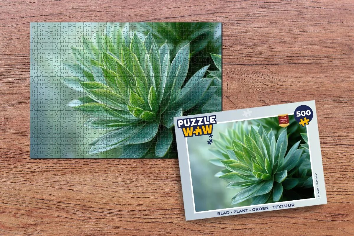 PuzzleWow Plant Legpuzzel 500 Stuks - Groen