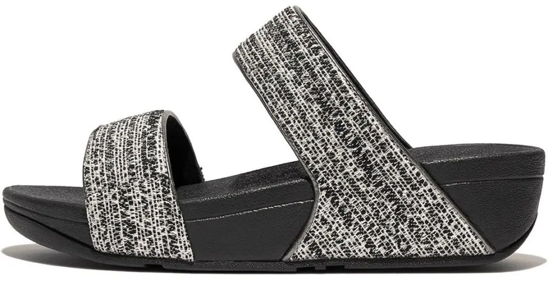 FitFlop Dames sandalen Lulu Shimmerweave Slides GO2