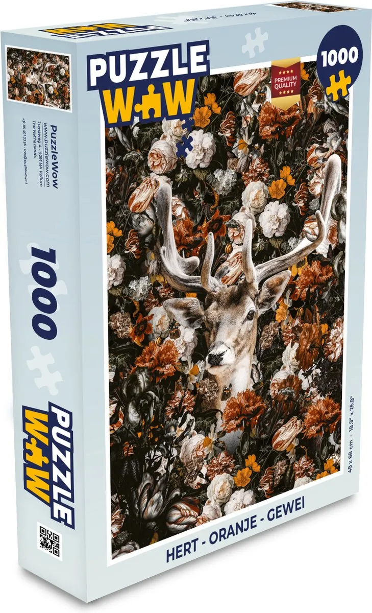 PuzzleWow Hert Legpuzzel 1000 Stuks