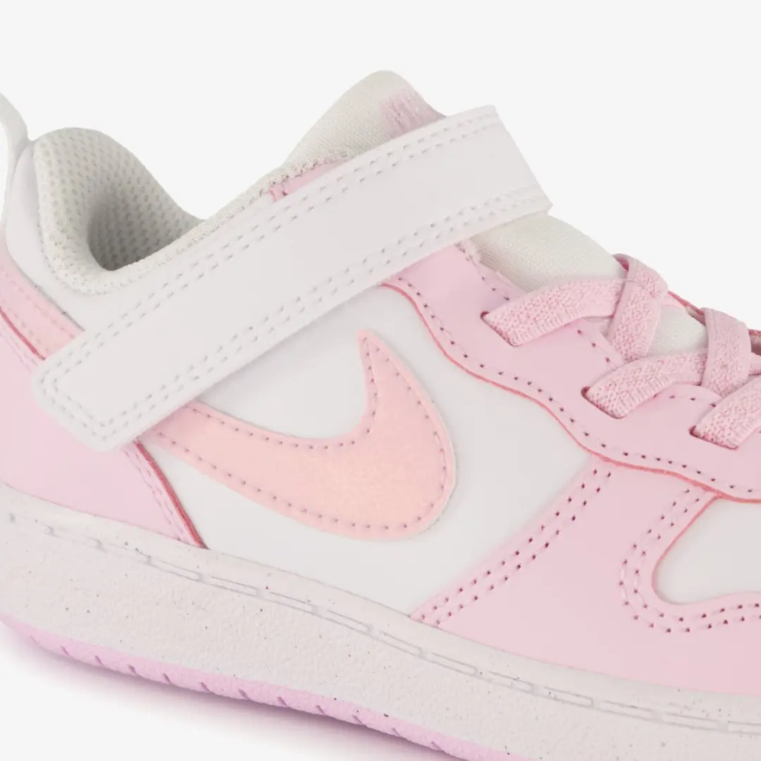 Nike Court Borough Low Recraft (TD) Sneakers Junior - 21 - Wit Roze - afbeelding 6 van 6