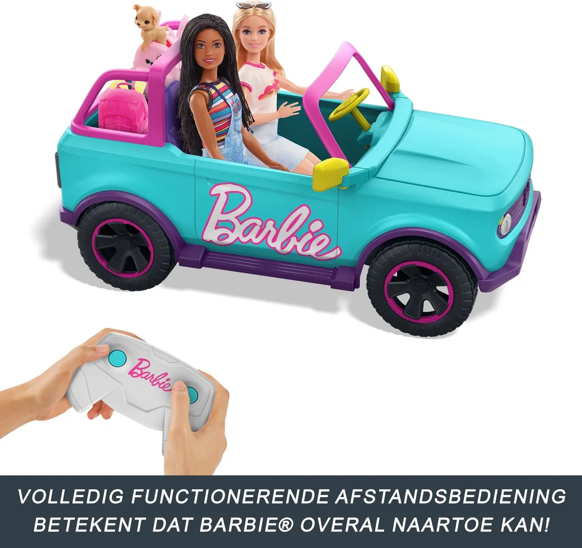 Hot Wheels Barbie SUV RC Voertuig HTP53 - Roze - afbeelding 6 van 6