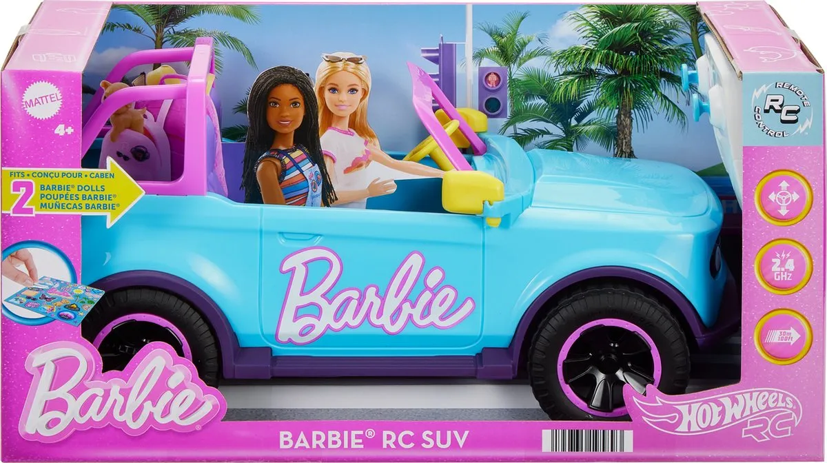 Hot Wheels Barbie SUV RC Voertuig HTP53 - Roze