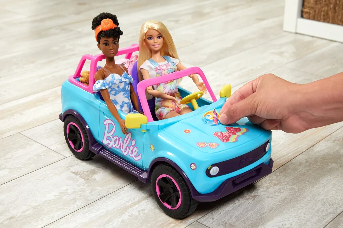 Hot Wheels Barbie SUV RC Voertuig HTP53 - Roze