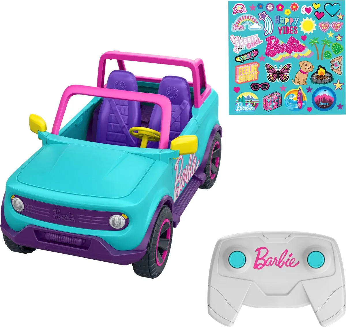 Hot Wheels Barbie SUV RC Voertuig HTP53 - Roze