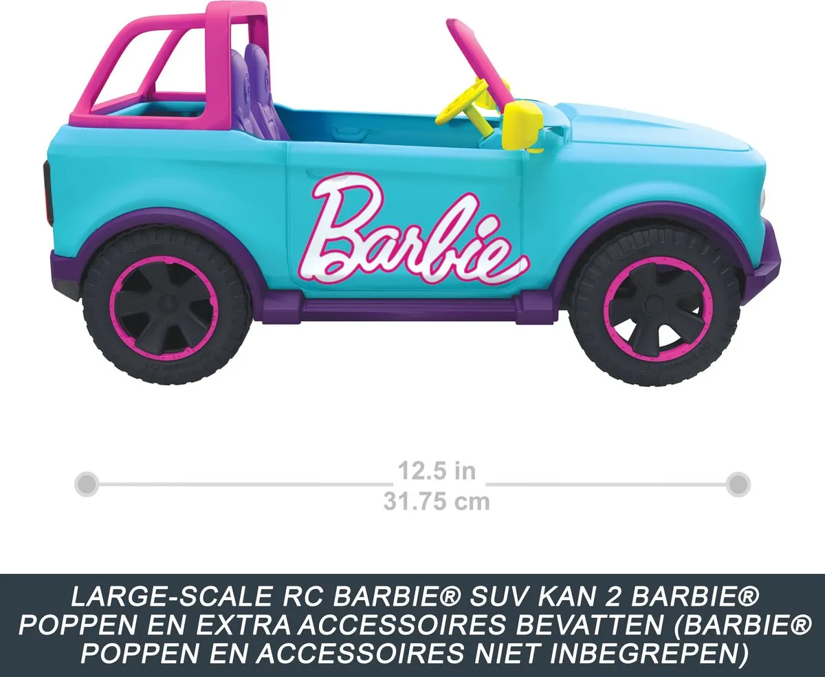 Hot Wheels Barbie SUV RC Voertuig HTP53 - Roze
