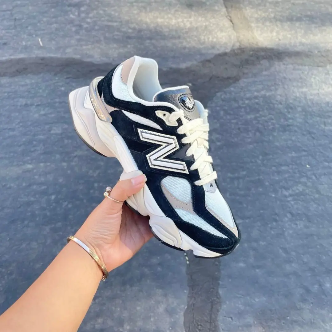 New Balance 9060 Sneakers - Black Castlerock - afbeelding 2 van 6