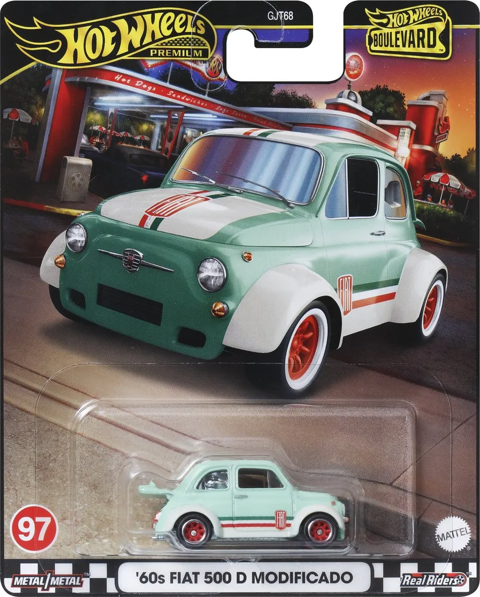 Hot Wheels Boulevard HRT65 Auto - Groen/Rood