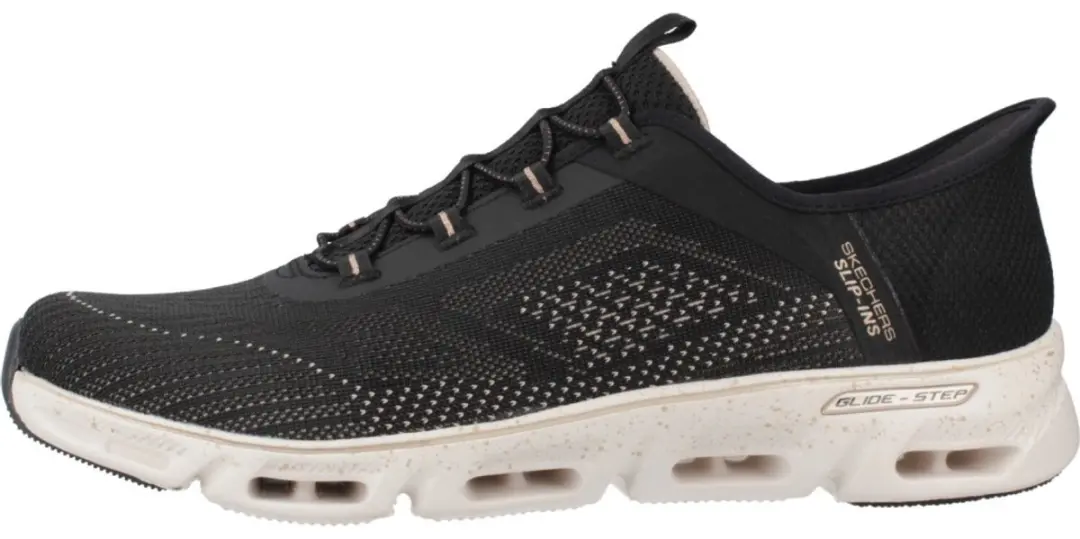 Skechers Hands Free Glide Step-Pro Gratify Dames Sneaker 104610-BKGD - Zwart