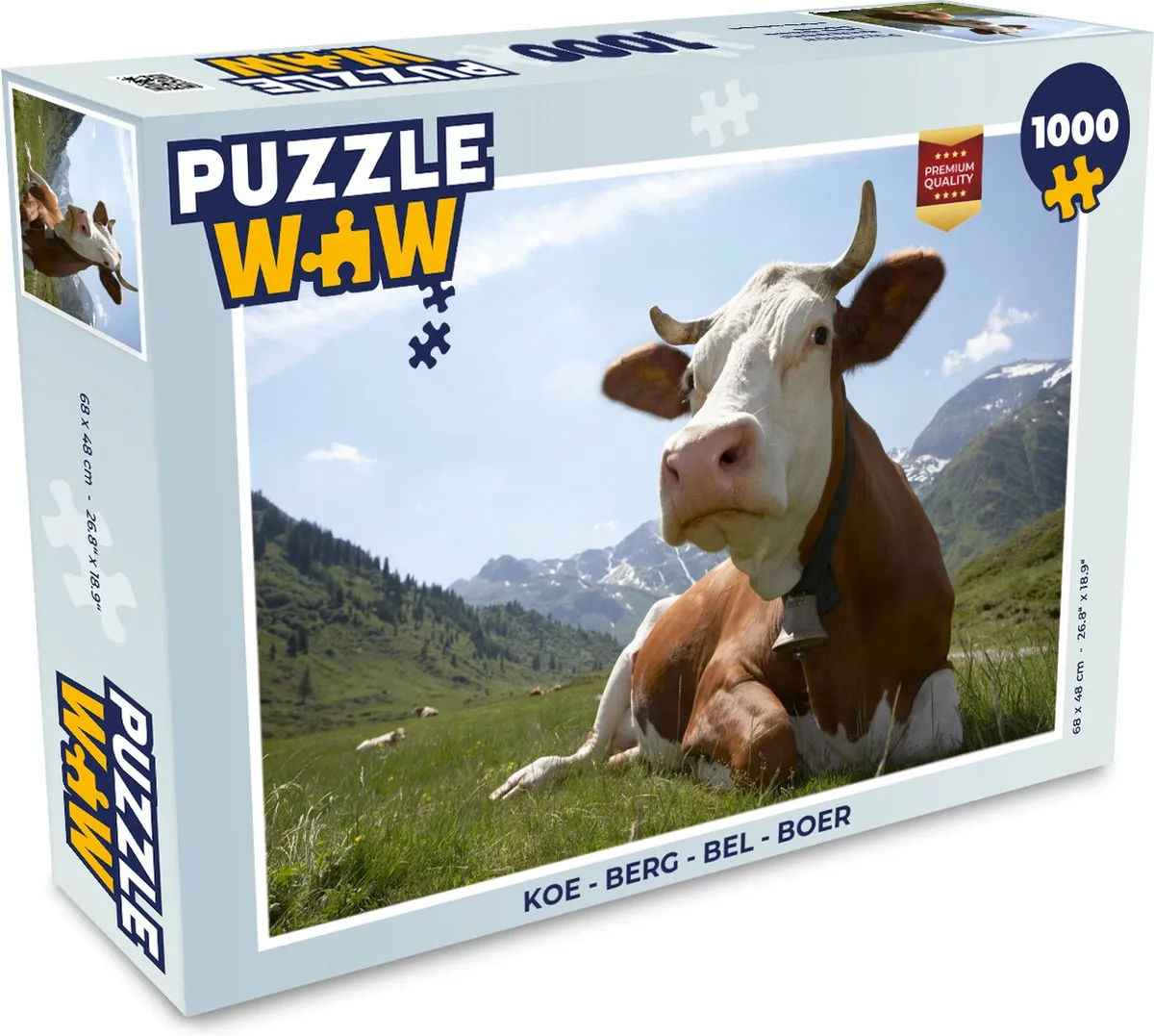 PuzzleWow Legpuzzel Koe